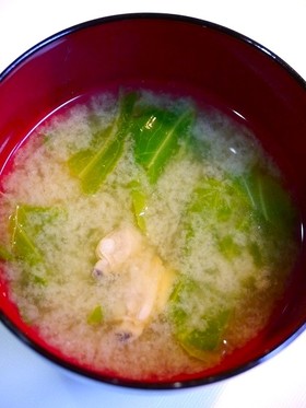 簡単！春キャベツとあさりの味噌汁