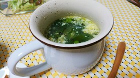 速攻で完成♪わかめと卵の中華スープ