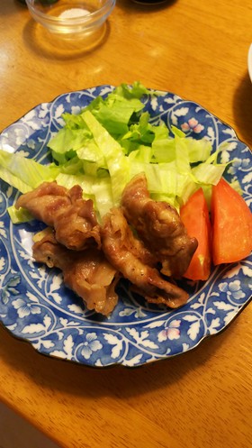 たけのこの肉巻き