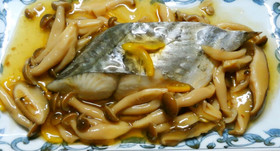 簡単和食！サワラと椎茸しめじの柚子餡掛け