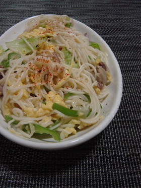 そうめんチャンプルー。