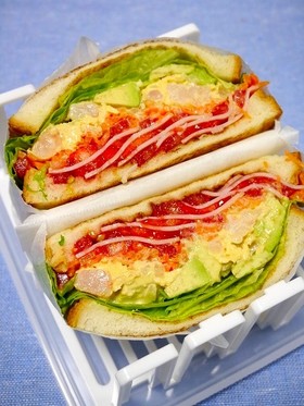 サンドイッチ！海老アボガド(技あり)