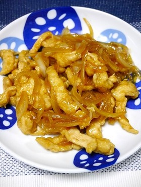 簡単！しっとりムネ肉の生姜焼き