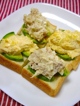 簡単！ツナソース☆アボカドトースト