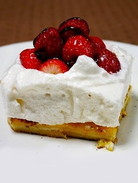 卵1個♪フレンチトースト☆いちごホイップ