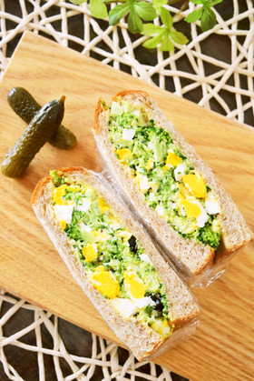 糖質制限♡ブロたまブランサンド♪