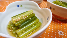 簡単★サッパリ【にんにくの芽の漬浸し】♪