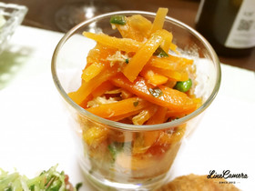 パパッとレンチン！人参とツナの金平