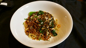 簡単汁なし黒胡麻担々麺masao2917