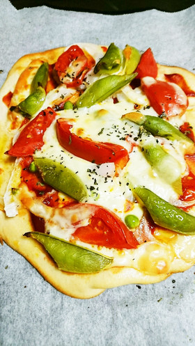 簡単にできる、美味しい米粉ピザ