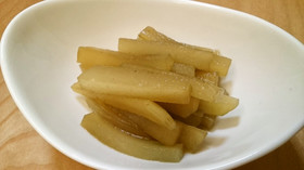 ヤーコンのしゃきしゃききんぴら