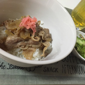 我が家で人気 No.1の 牛丼★