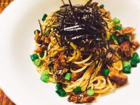 簡単！さんまの蒲焼きパスタ☆