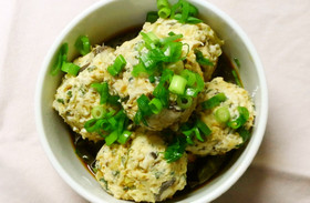 簡単作り置きにも！大葉入り照り焼き鶏団子