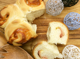 くるくる♪ハムとチーズのうず巻きパン