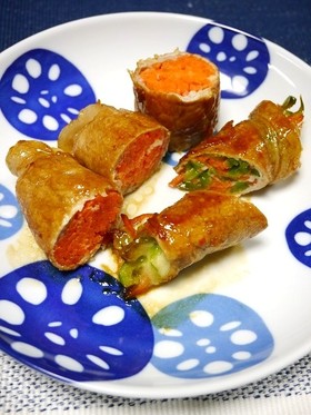 簡単！たっぷり人参のチーズマキマキ