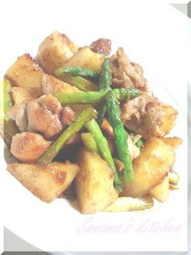 鶏じゃがプルコギ風