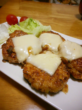 鶏つくねのチーズ照焼き