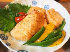 メカジキの山椒揚げ