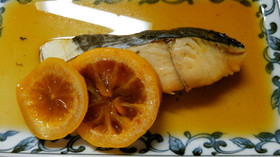 フライパンで簡単♪サワラのレモン煮＊ﾟ