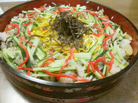 山菜たっぷり♡贅沢ちらし寿司