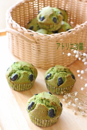 和風✿抹茶＆黒豆カップ/パウンドケーキ✿