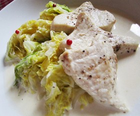 めかじきとキャベツのクリーム煮