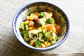 おしゃれなサラダ♪チョップドサラダ☆1