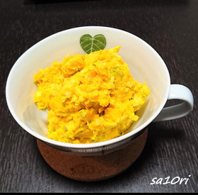 余ったタルタルソースでカボチャサラダ！