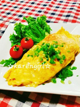 ☆豚もやしの和風オムレツ☆