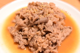 柔らかジューシー　ビーフ生姜焼き