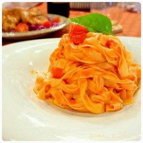 手打ちパスタでアリオーネ♪