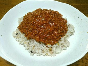 醤油麹deキーマカレー