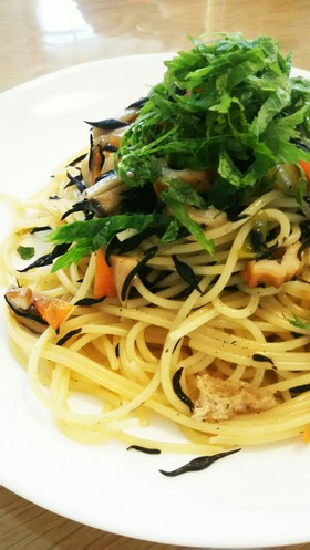 簡単で美味しいよ☆ひじきの梅パスタ☆