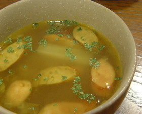 ちょいピリ！玉ねぎ大根のカレースープ★゛