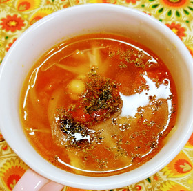 ☆15分で簡単☆お豆のミネストローネ