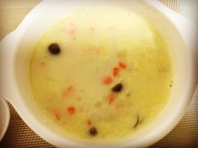 鮭の和風味噌チャウダー