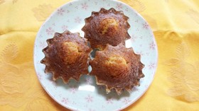 HMで簡単♡レモンティマドレーヌ