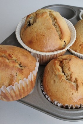 父の日おやつに♪梅酒レーズン胡桃マフィン