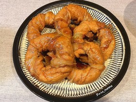 豚肉の玉ねぎロール焼き