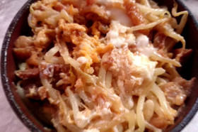 残り物野菜で簡単焼き鳥丼