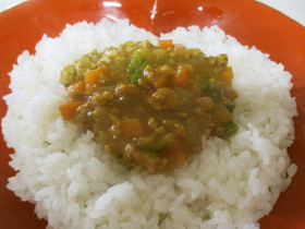 挽き肉のカレー