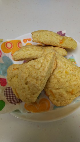 オレンジ風味の簡単スコーン