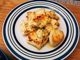 鶏むね肉のマスタードマヨ炒め