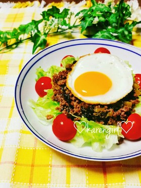 ♡合挽き肉と高菜の甘辛どんぶり♡