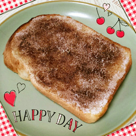 ミルクココア♡シュガー♡トースト♪