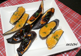 フライパンで簡単に！ナスみそ田楽