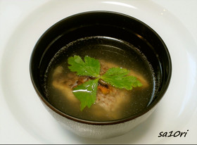 香ばし美味しい！鯛のアラのお吸い物！