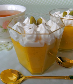 かぼちゃ皮ごと簡単かぼちゃプリン♪