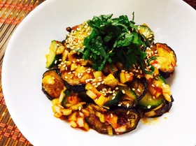 なすときゅうりの中華和え☆